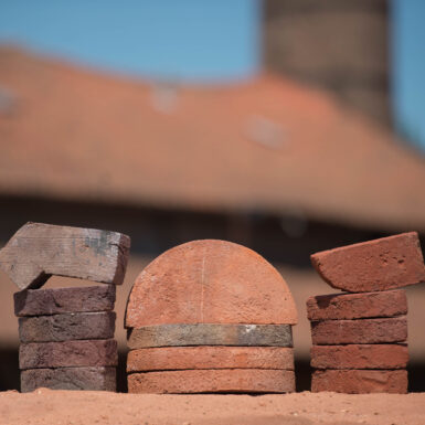 Various shapes of brick